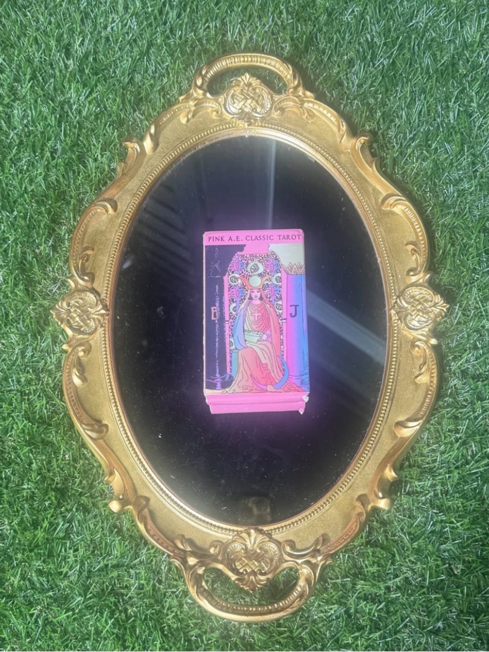 Pink Rider Waite Smith Tarot Deck (mini)